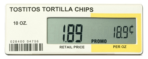 electronic price label